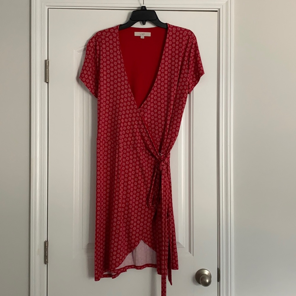 Red Wrap Dress